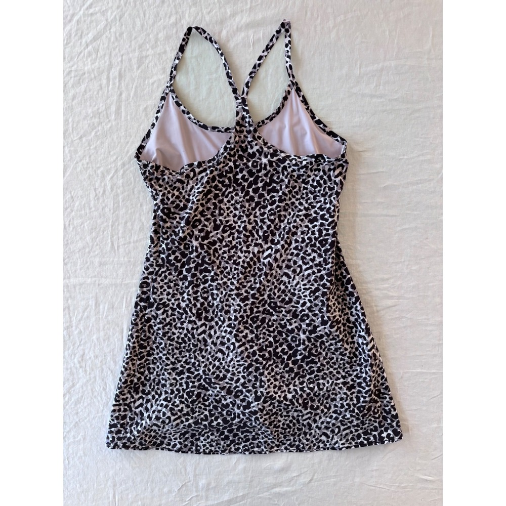 Outdoor Voices Exercise Dress in Snow Leopard Print - SIZE M - Picture 10 of 12